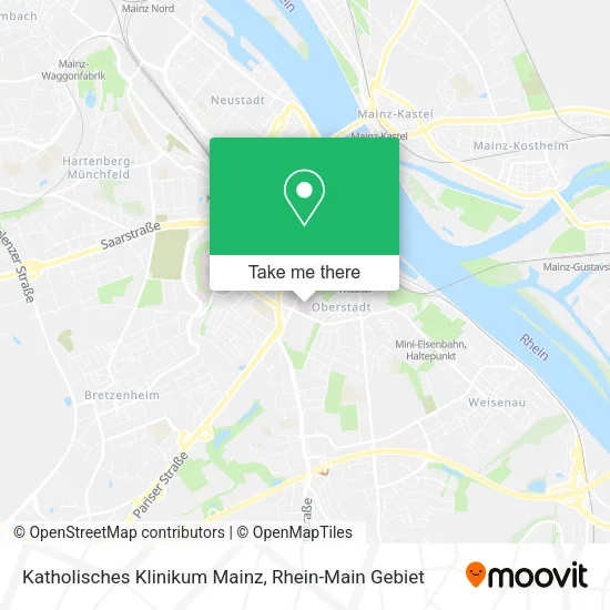 Карта Katholisches Klinikum Mainz