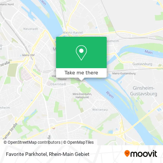Карта Favorite Parkhotel