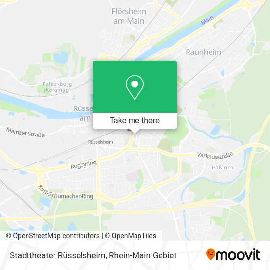 Карта Stadttheater Rüsselsheim