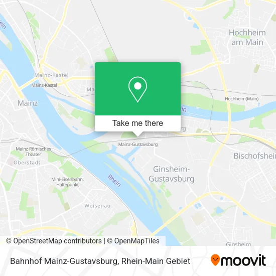 Карта Bahnhof Mainz-Gustavsburg