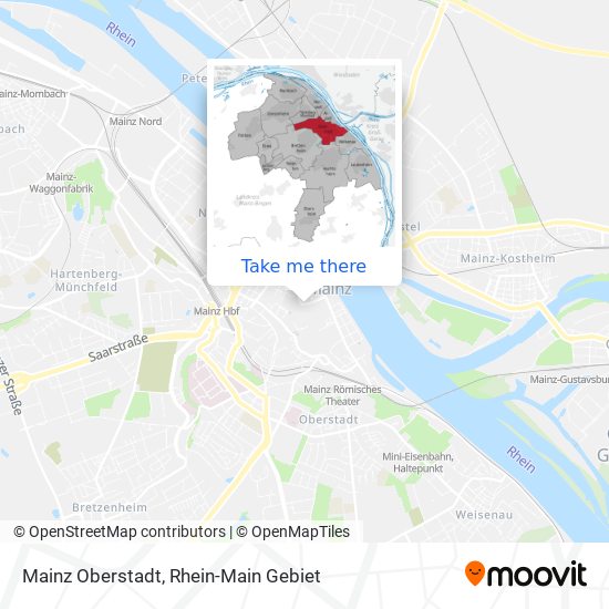 Mainz Oberstadt map