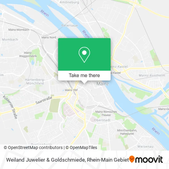 Карта Weiland Juwelier & Goldschmiede