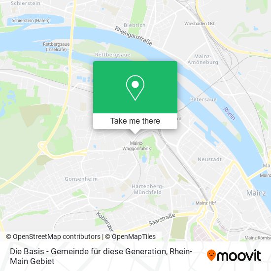 Die Basis - Gemeinde für diese Generation map