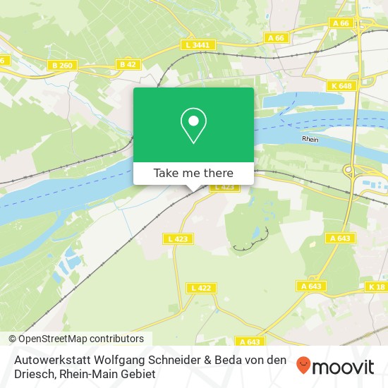 Карта Autowerkstatt Wolfgang Schneider & Beda von den Driesch