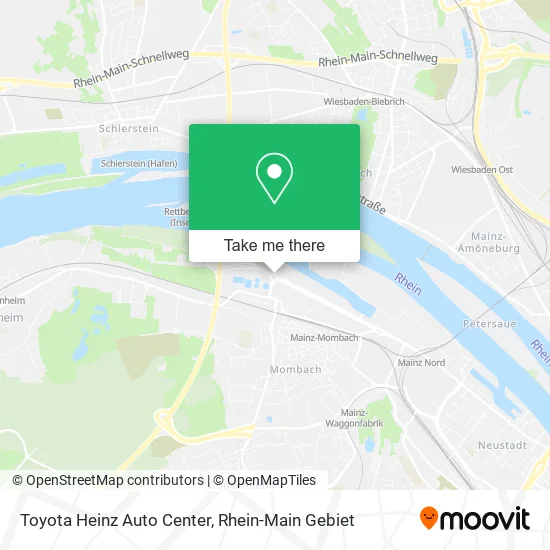 Карта Toyota Heinz Auto Center