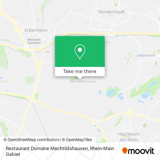 Restaurant Domäne Mechtildshausen map
