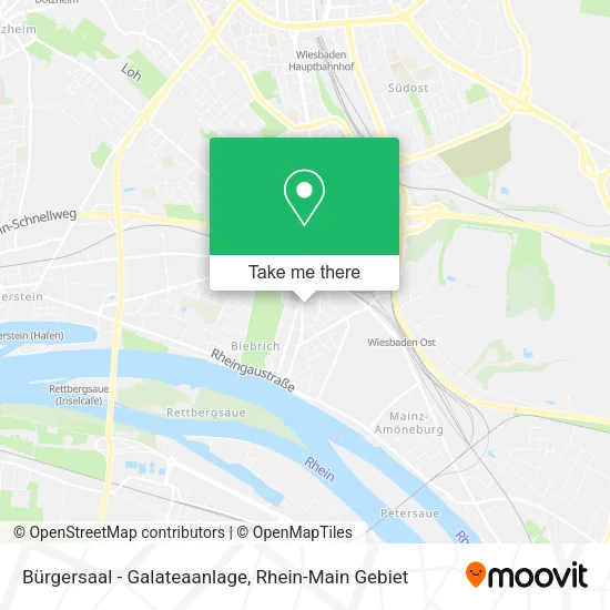 Карта Bürgersaal - Galateaanlage