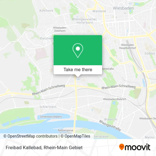 Карта Freibad Kallebad