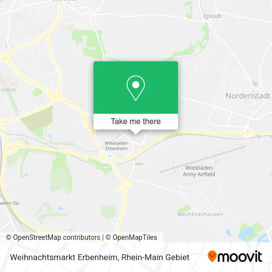 Карта Weihnachtsmarkt Erbenheim