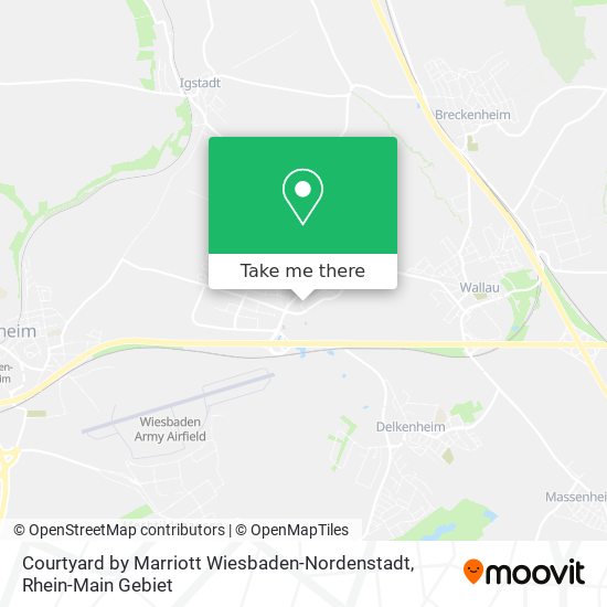 Courtyard by Marriott Wiesbaden-Nordenstadt map