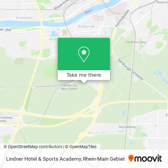 Карта Lindner Hotel & Sports Academy