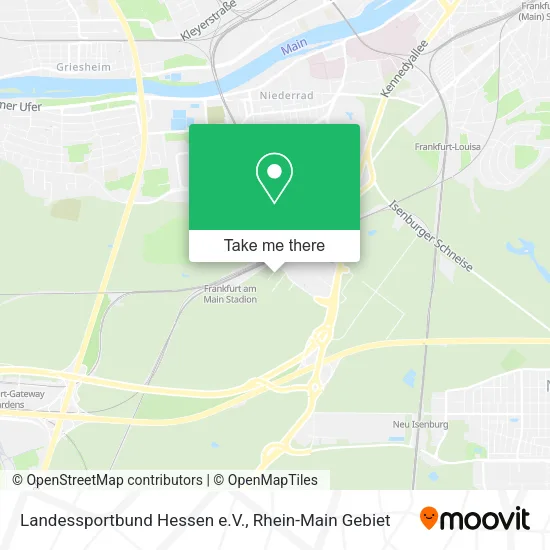 Карта Landessportbund Hessen e.V.