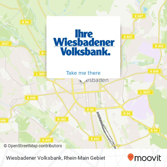 Wiesbadener Volksbank map