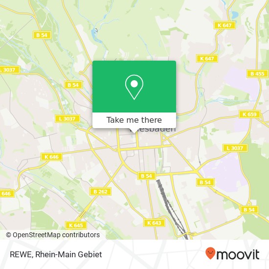 REWE map