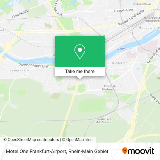 Карта Motel One Frankfurt-Airport
