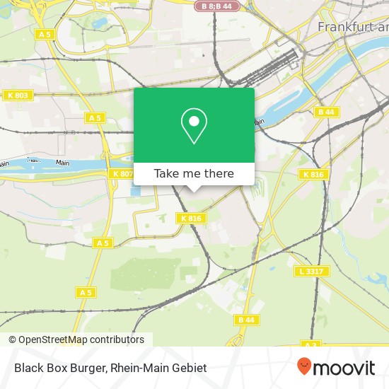 Black Box Burger map