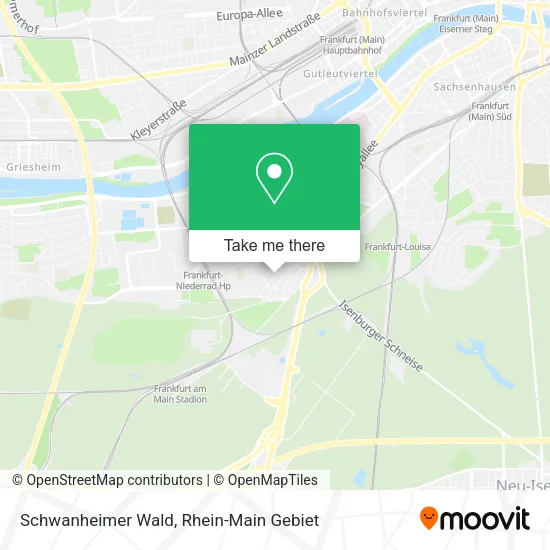 Карта Schwanheimer Wald