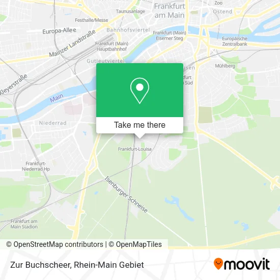 Карта Zur Buchscheer