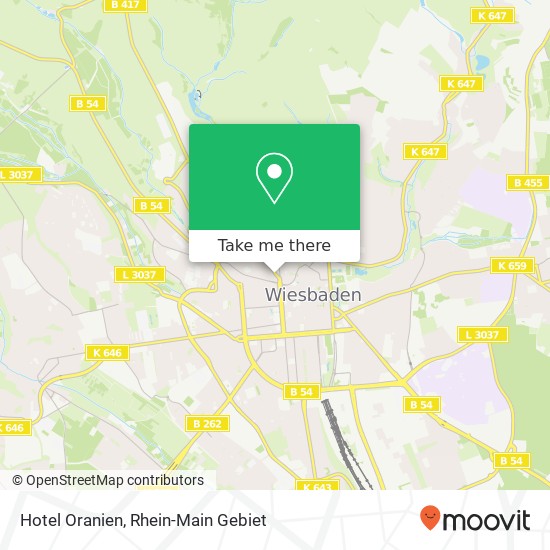 Hotel Oranien map