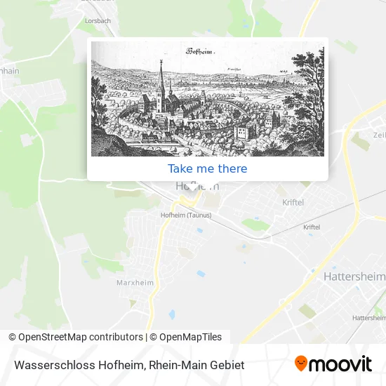Карта Wasserschloss Hofheim