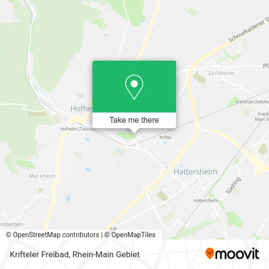 Карта Krifteler Freibad
