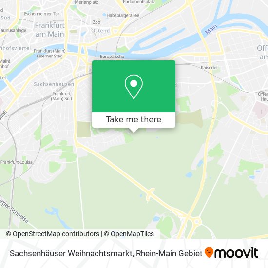 Sachsenhäuser Weihnachtsmarkt map