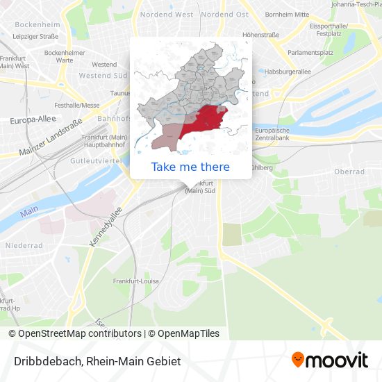 Dribbdebach map