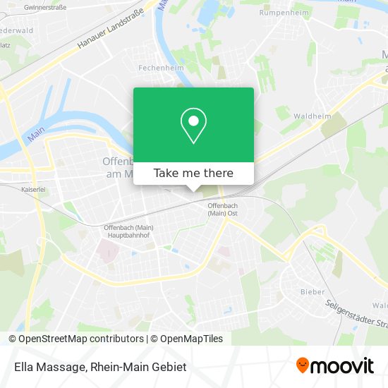 Ella Massage map