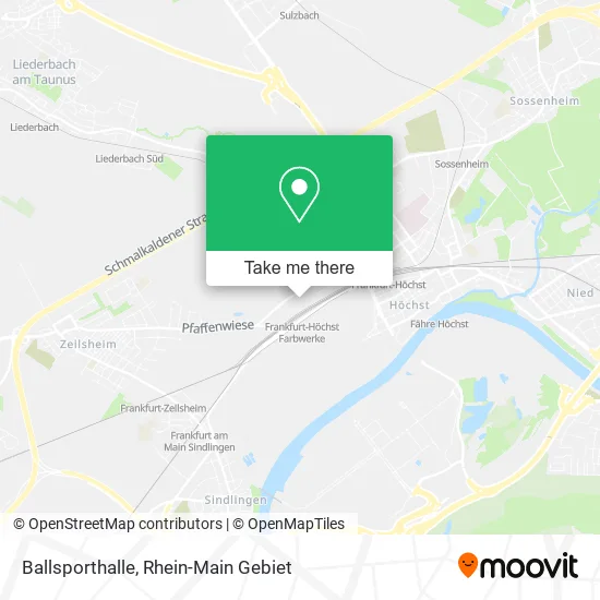 Карта Ballsporthalle