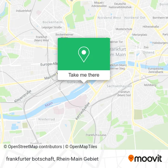 Карта frankfurter botschaft