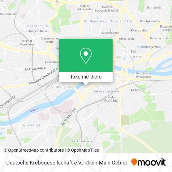 Карта Deutsche Krebsgesellschaft e.V.