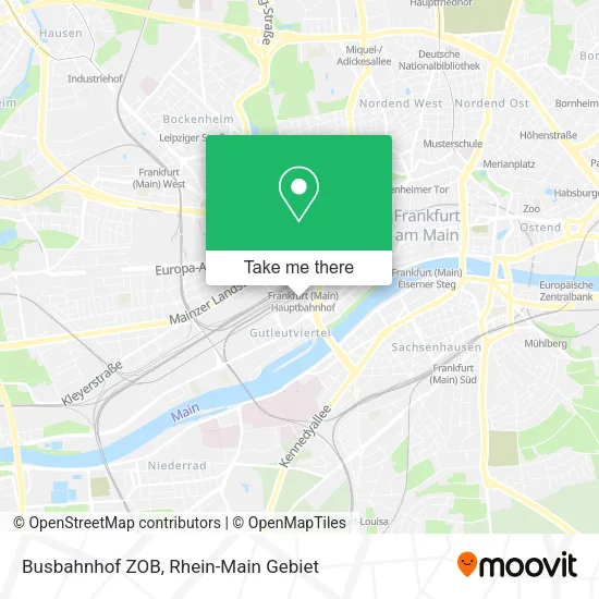 Busbahnhof ZOB map