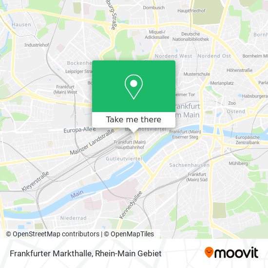 Карта Frankfurter Markthalle