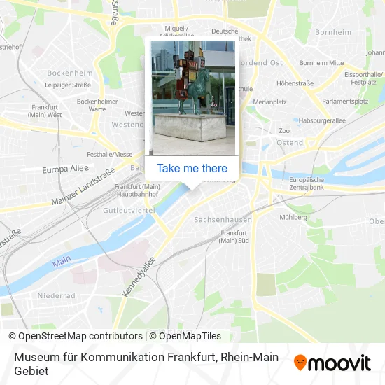 Museum für Kommunikation Frankfurt map