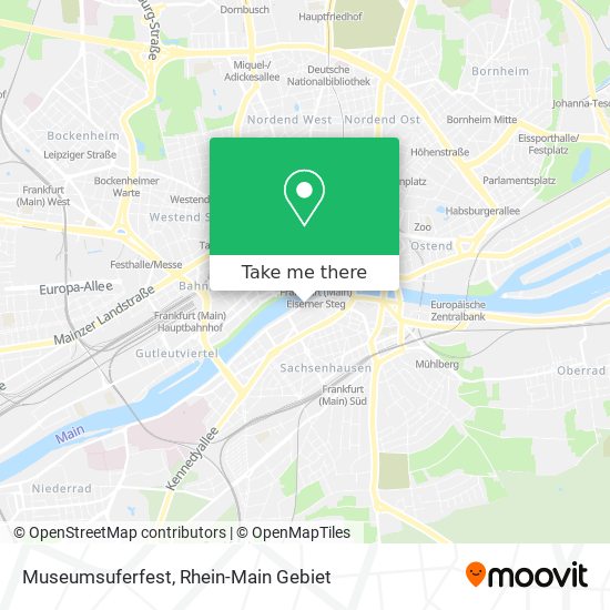 Карта Museumsuferfest