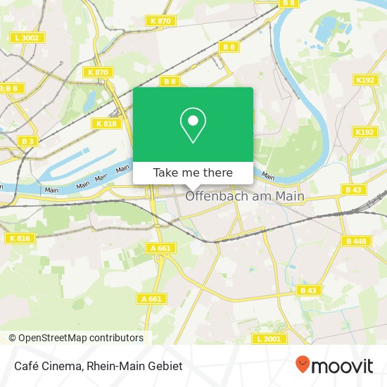 Café Cinema map