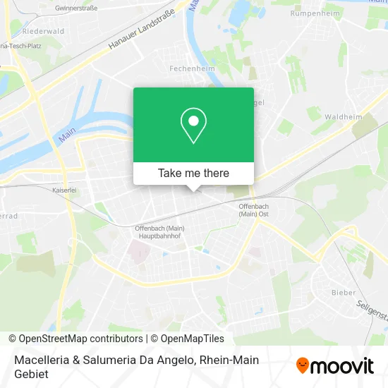 Карта Macelleria & Salumeria Da Angelo