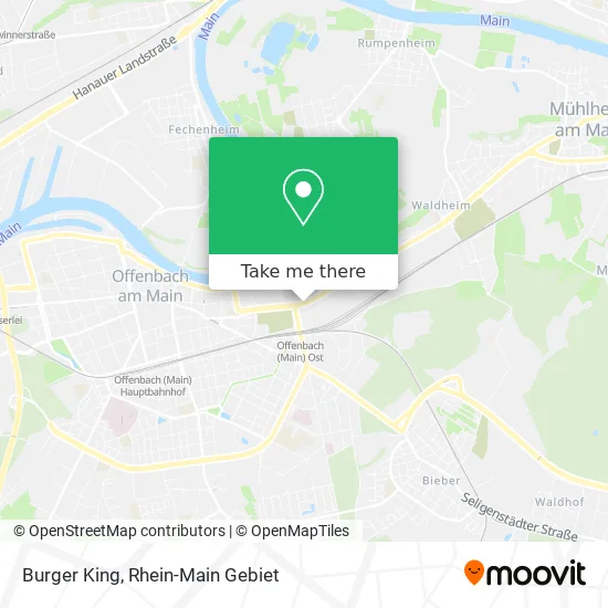 Карта Burger King