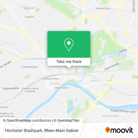 Карта Höchster Stadtpark