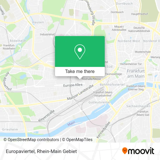 Карта Europaviertel