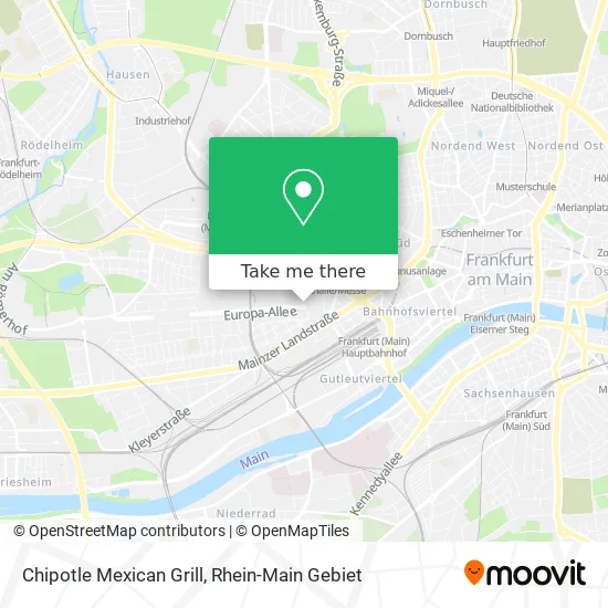 Карта Chipotle Mexican Grill