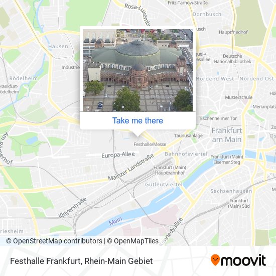 Festhalle Frankfurt map