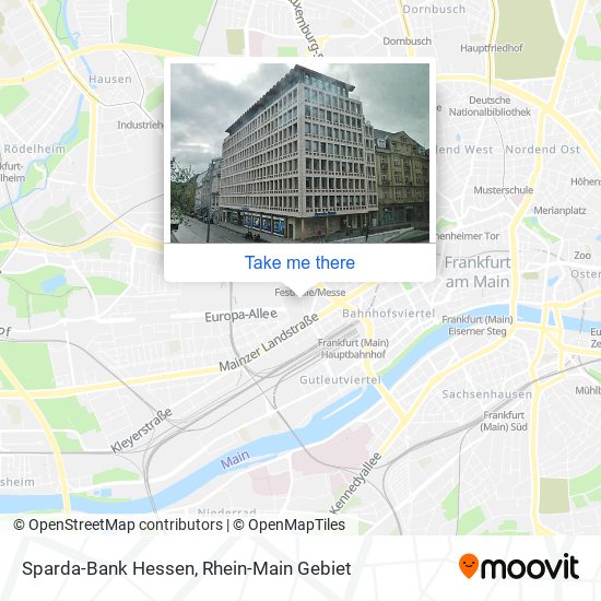 Sparda-Bank Hessen map