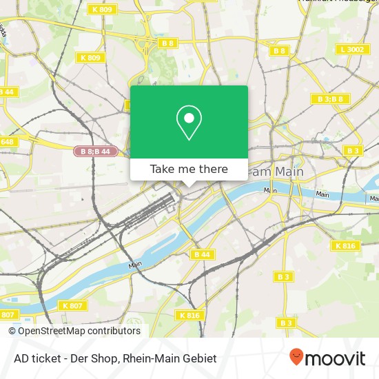 AD ticket - Der Shop map