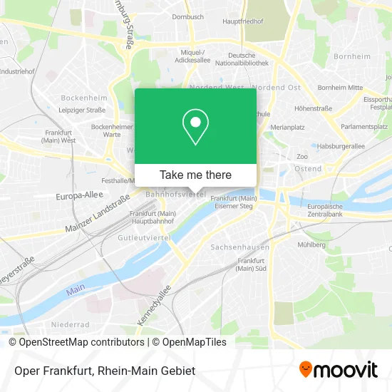 Карта Oper Frankfurt