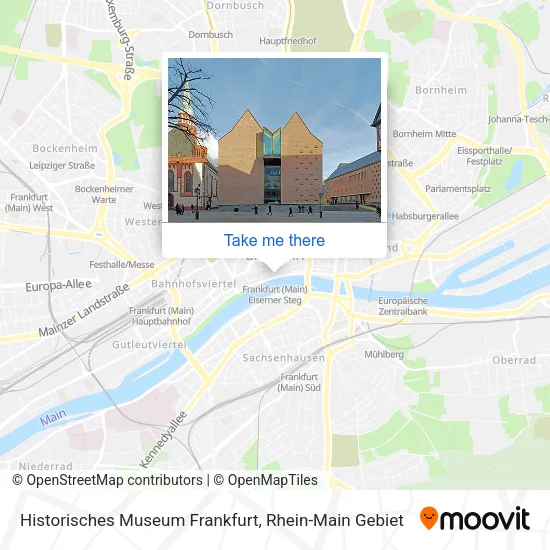 Карта Historisches Museum Frankfurt