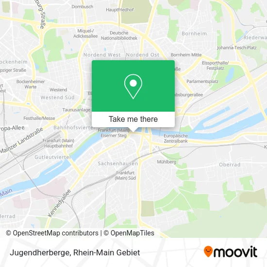 Карта Jugendherberge