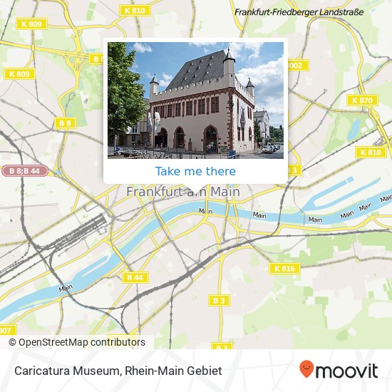 Caricatura Museum map