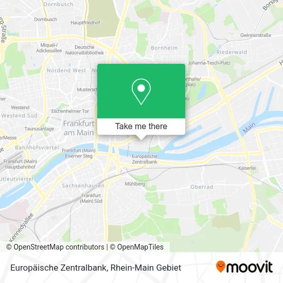 Europäische Zentralbank map