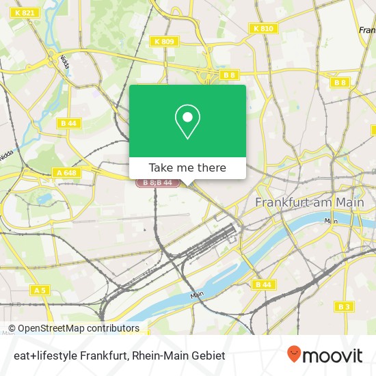 eat+lifestyle Frankfurt map